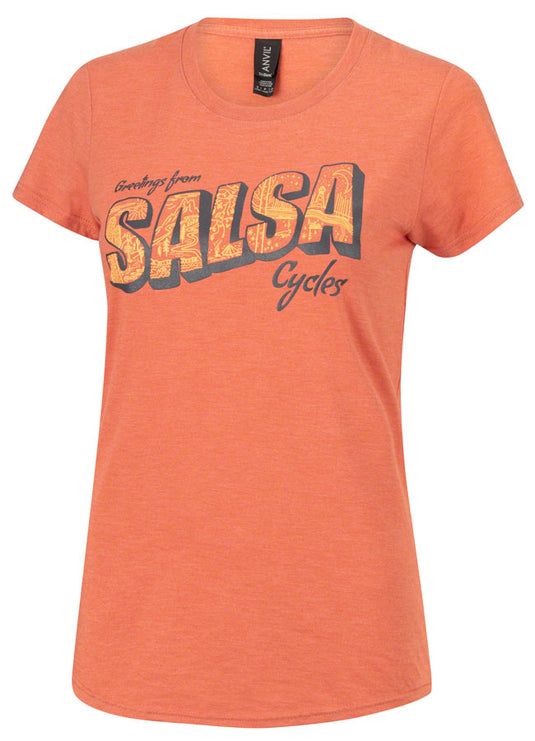 Salsa-Greetings-T-Shirt-Women's-Casual-Shirt-X-Large-CL9556