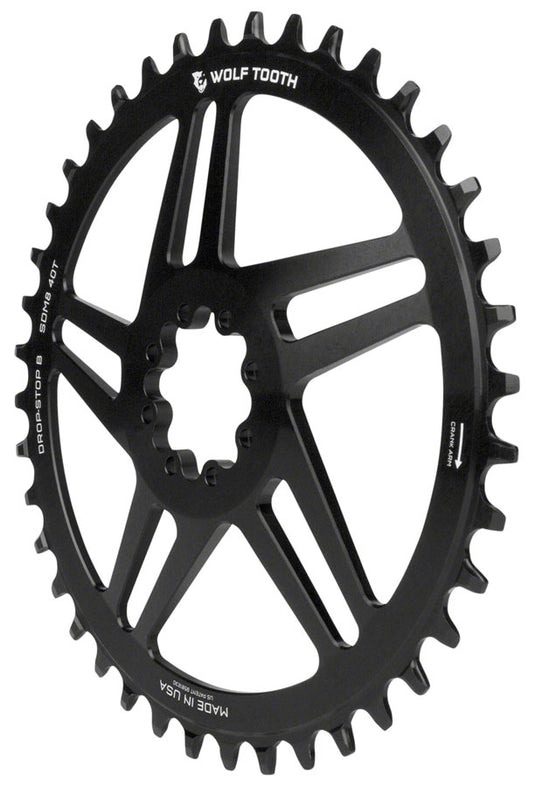 Wolf Tooth Chainring 44t SRAM Direct Mount 8-Bolt Crankksets Aluminum Black