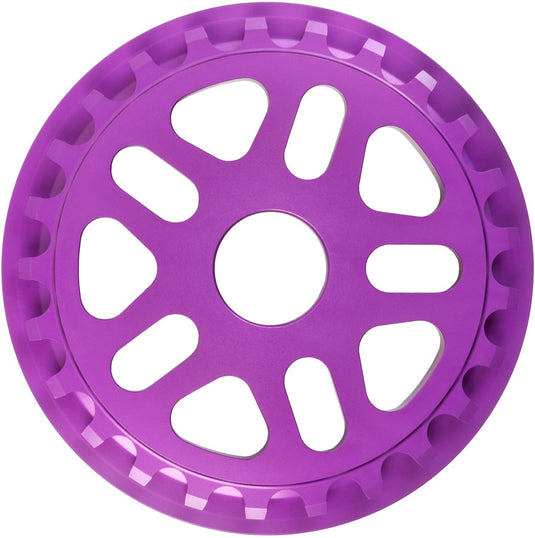 Sunday Knox V2 Sprocket - 25t, Anodized Purple CNC Machined 7075-T6 Aluminum