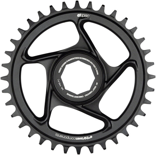 e*thirteen e*spec Aluminum Direct Mount Chainring 36t for Brose S Mag, Black