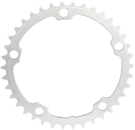 Sugino Chainring 38t 130 BCD 5-Bolt Aluminum Anodized Silver Road Mountain Bike