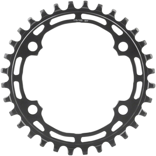 Shimano Deore M5100-1 Chainring - 32t, 10/11-Speed, Asymmetric 96 BCD, Black