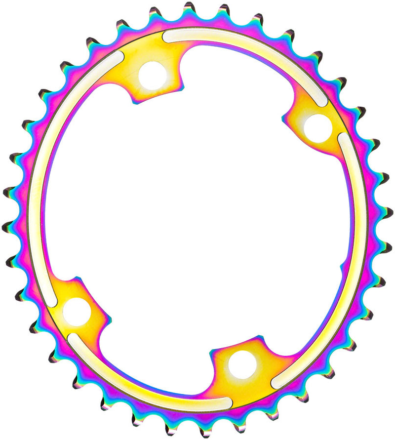 Load image into Gallery viewer, absoluteBLACK-Premium-Oval-110-BCD-4-Bolt-Road-Chainring-for-Shimano-M9100-8000-Chainrings-CNRG1974
