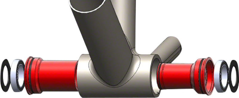 Load image into Gallery viewer, Wheels Manufacturing Shimano HT II 24mm ABEC-3 Bearings BB86/92 Bottom Bracket
