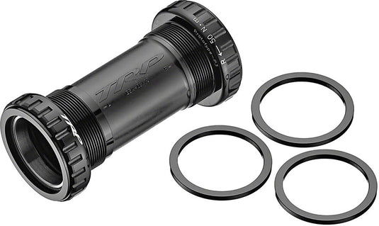 TRP BB-M8000 English Bottom Bracket - English (BSA), For 68/73/83mm BB Shell Frame Width, For 30mm Crank Spindle, Black