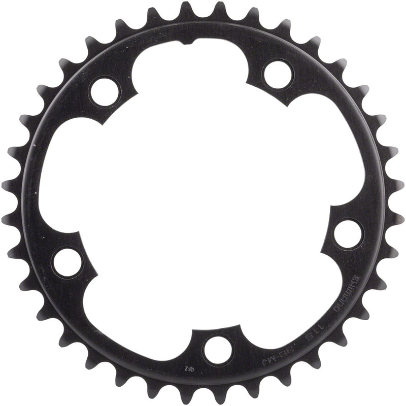 Load image into Gallery viewer, Shimano RS500 Chainring 36t 110 BCD 5-Bolt 11-Speed Aluminum Black MTB Road
