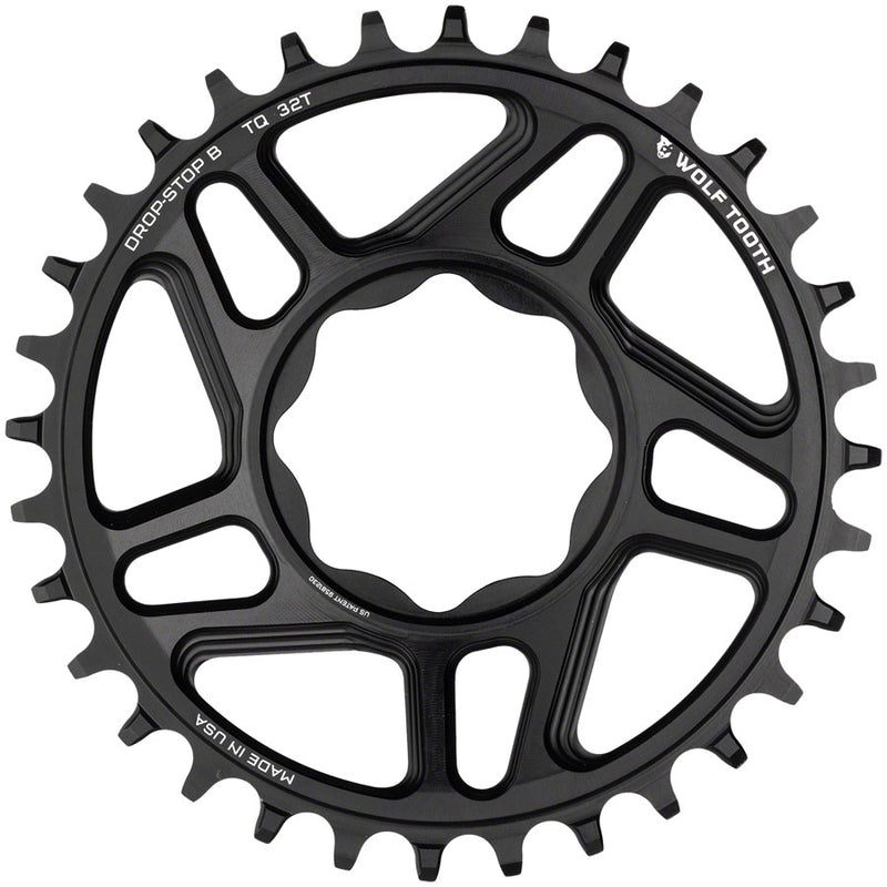 Load image into Gallery viewer, Wolf Tooth Trek TQ Direct Mount Chainring - Drop-Stop B, 30T, Black
