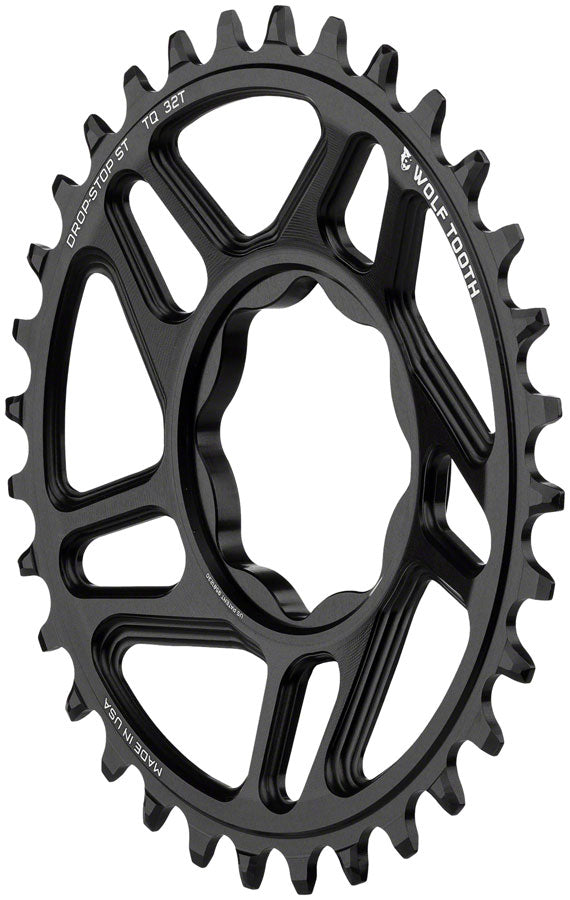 Load image into Gallery viewer, Wolf Tooth Trek TQ Direct Mount Chainring - Drop-Stop ST, 30T, Black
