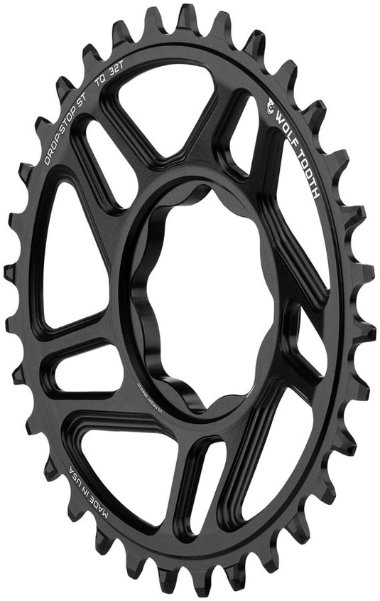 Wolf Tooth Trek TQ Direct Mount Chainring - Drop-Stop ST, 30T, Black