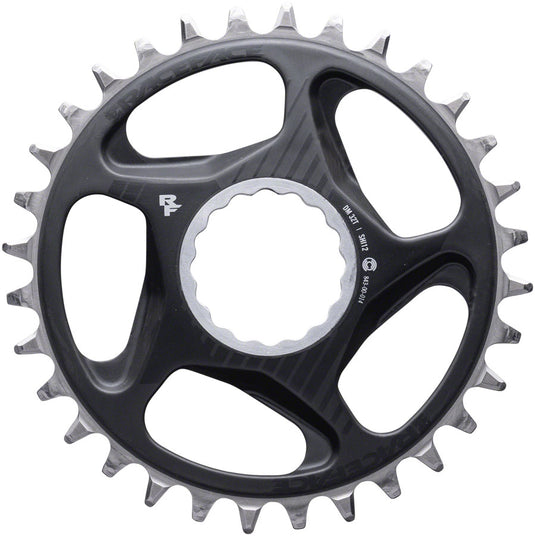 RaceFace ERA Direct Mount Chainring - 34t, DM CINCH, For Shimano 12-Speed HG+ Compatible Chain, Black