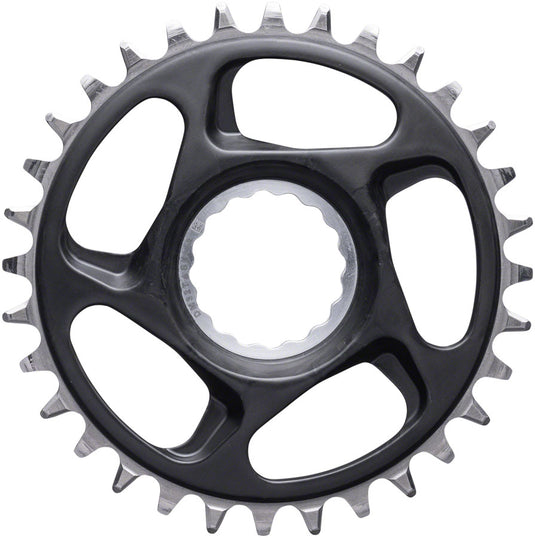 RaceFace ERA Direct Mount Chainring - 32t, DM CINCH, For Shimano 12-Speed HG+ Compatible Chain, Black