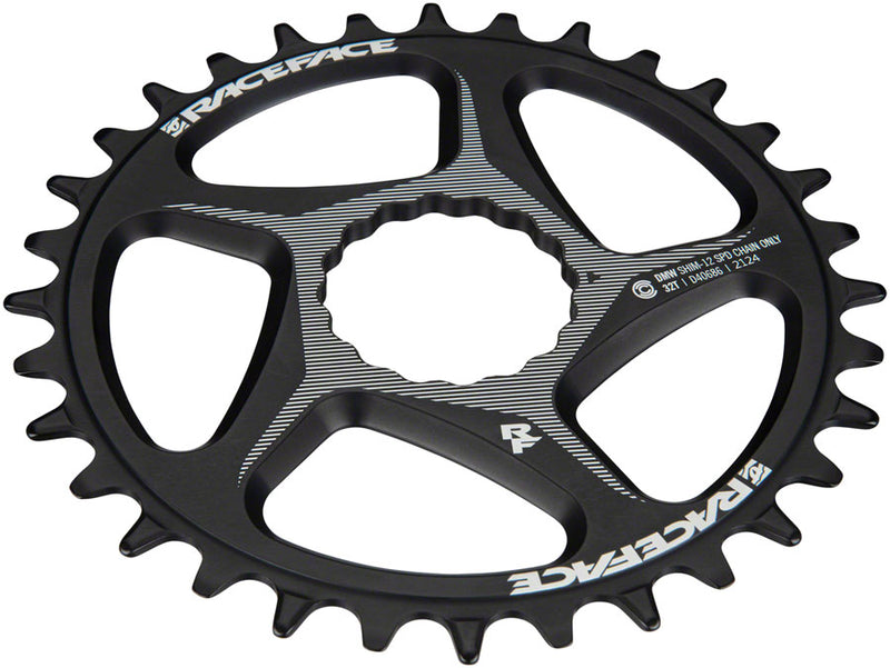 Load image into Gallery viewer, RaceFace Direct Mount Wide Chainring - 34t, DM CINCH, For Shimano 12-Speed HG+ Compatible Chain, Black
