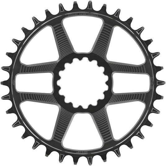 e*thirteen Helix R Chainring - 32t, 11/12-Speed, 52/55mm Flip Flop CL, 3.5mm Offset, e*thirteen DM, Silver