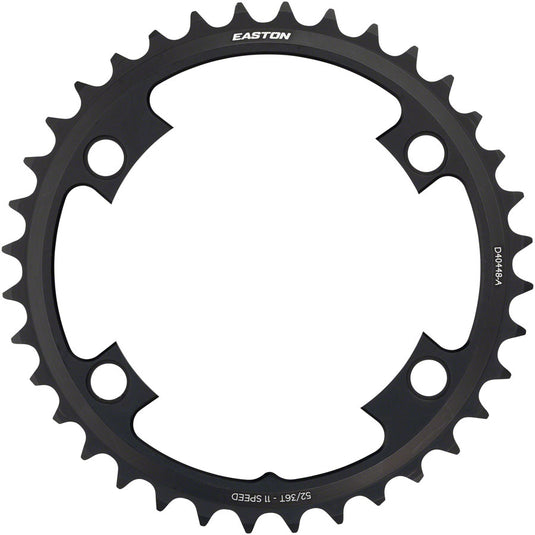 Easton Asymmetric Chainring 36t 110 BCD 4-Bolt 11-Speed Aluminum Black RD MTB