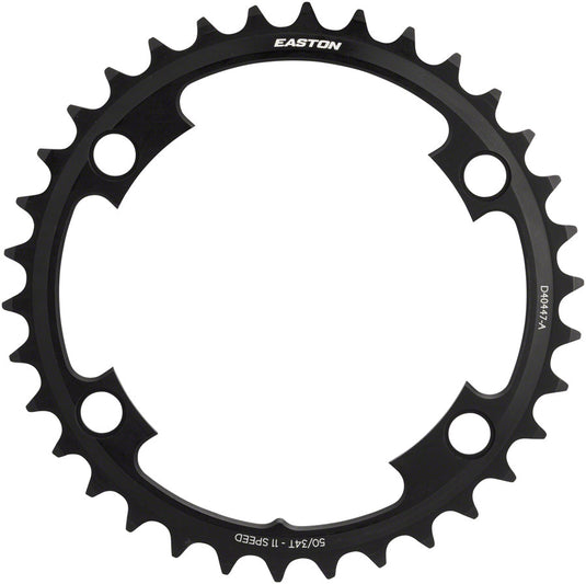 Easton Asymmetric Chainring 39t 110 BCD 4-Bolt 11-Speed Aluminum Black RD MTB