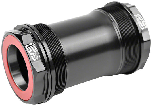 e*thirteen T47 Threaded Bottom Bracket - 68/73mm, For 30mm Spindle, Black