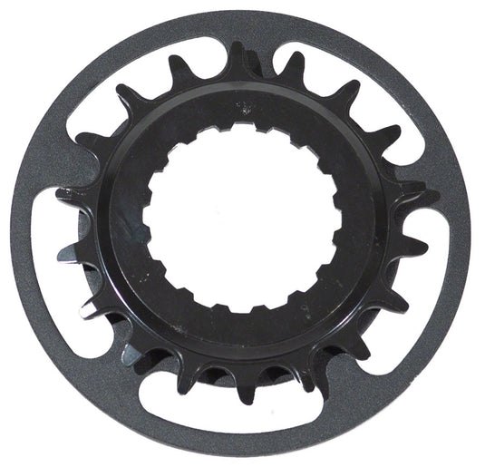 Samox Bosch GEN 2 Steel CNC Chainring with Single Chainguide - 18t, Black