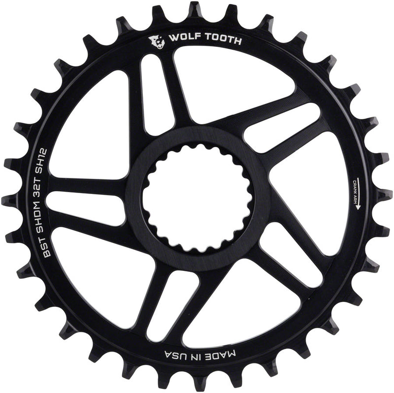 Load image into Gallery viewer, Wolf Tooth Direct Mount Chainring - 28t, Shimano DM, For Boost Cranks, 3mm Offset, Requires 12-Speed Hyperglide+ Chain,
