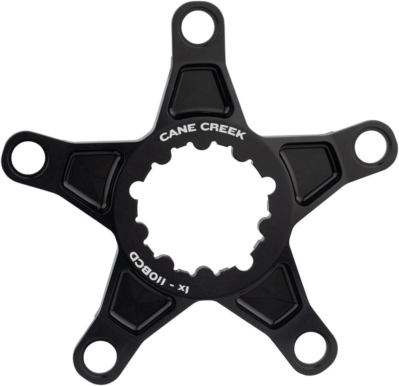 Load image into Gallery viewer, Cane Creek 5 bolt x 110bcd 1x Spider eeWings All-Road Cranks 3-Bolt Interface
