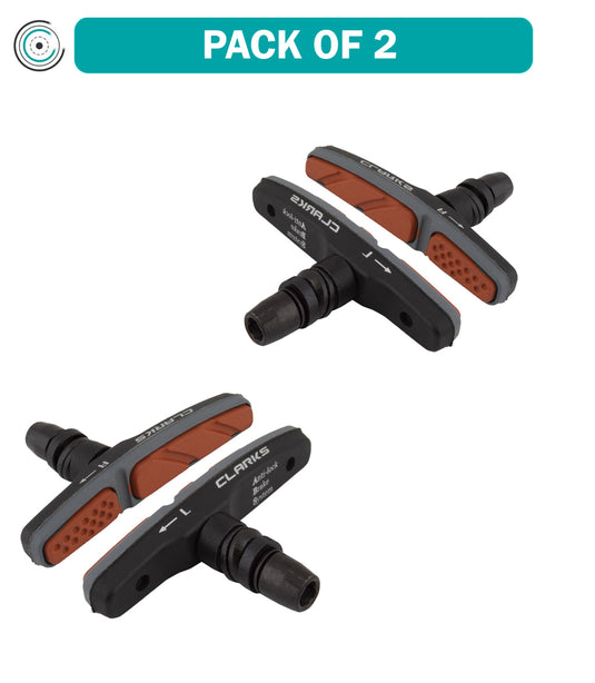 Clarks-ALT02V-Threaded-Post-Cartridge-Pad-Brake-Shoe-Threaded-Post-Mountain-Bike-BRPD0181PO2-Bicycle-Brake-Pads