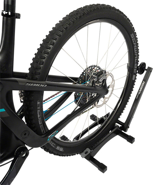 Feedback Sports RAKK XL Display Stand - 1-Bike, Wheel Mount, 2.3-5" Tire, Black