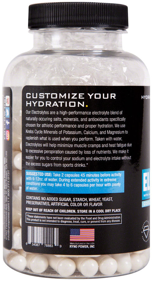 Load image into Gallery viewer, Ryno Power Electrolytes Supplement - 50 Servings, 100 capsules
