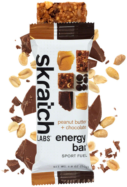 Skratch Labs Skratch Labs Energy Bar Sport Fuel  - Peanut Butter and Chocolate, Box of 12