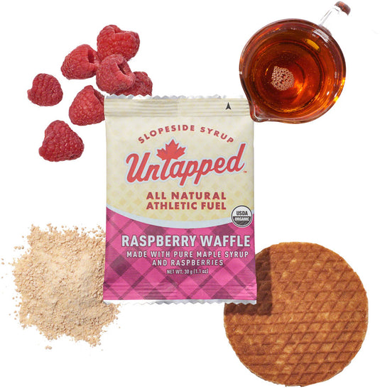 UnTapped Organic Waffle - Raspberry, Box of 16