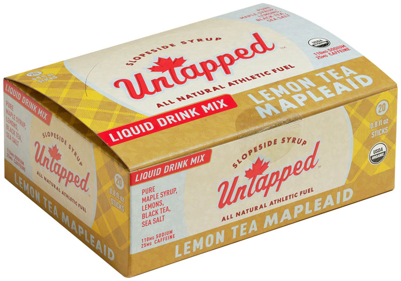 Load image into Gallery viewer, UnTapped Mapleaid Drink Mix - Lemon Tea Liquid Concentrate Box of 20 Single
