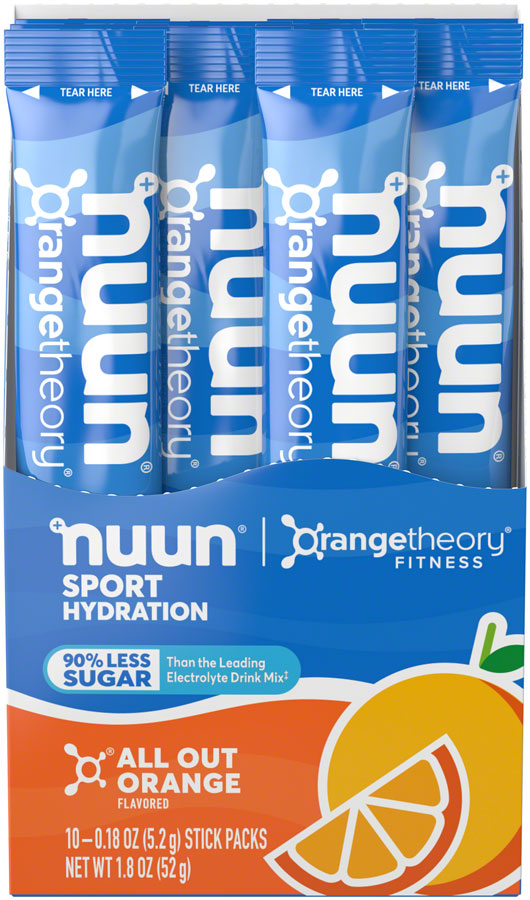 Nuun Sport Powder - All Out Orange, Box of 10