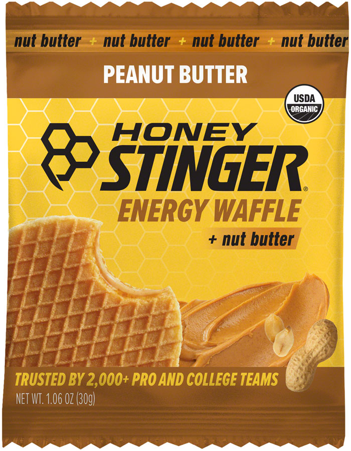 Load image into Gallery viewer, Honey Stinger Organic Waffle - Peanut Butter, Box of 12
