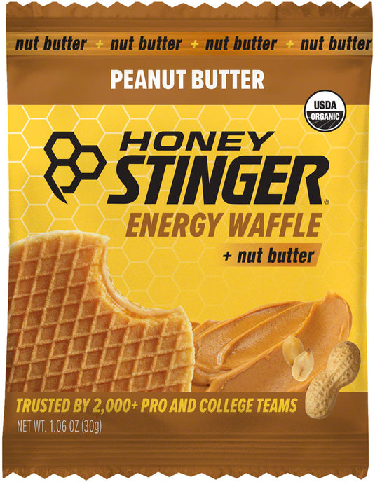 Honey Stinger Organic Waffle - Peanut Butter, Box of 12