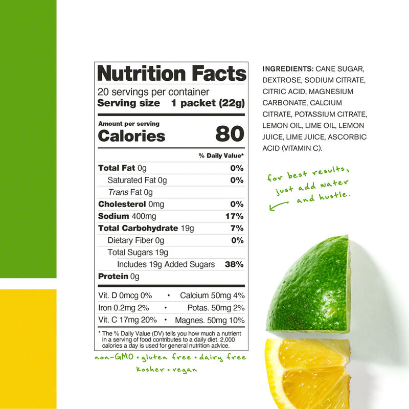 Load image into Gallery viewer, Skratch Labs Hydration Sport Drink Mix - Lemon + Lime, Box of 20
