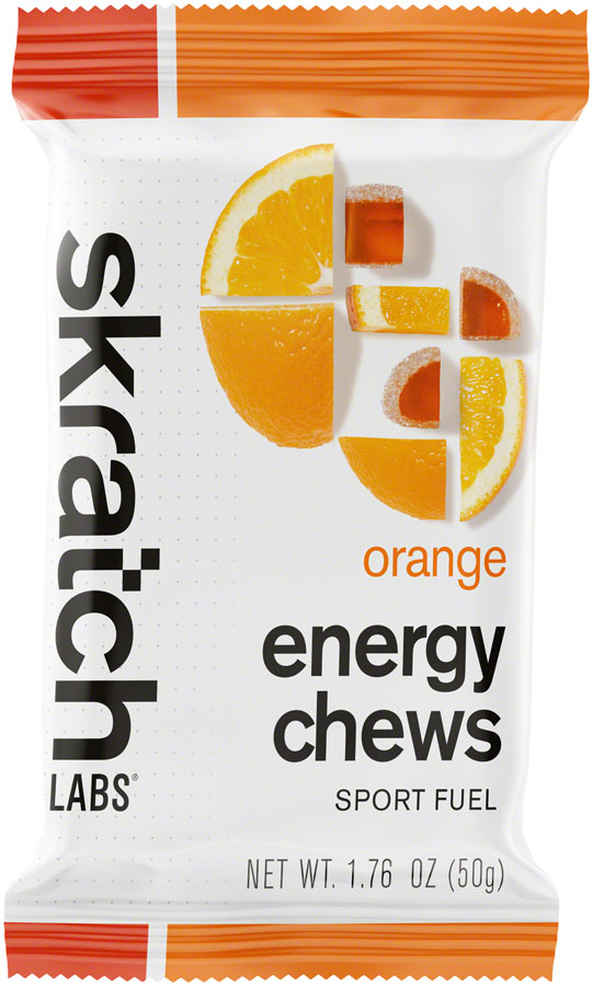 Load image into Gallery viewer, Skratch Labs Energy Chews Sport Fuel - Orange, Box of 10 Pack of  10
