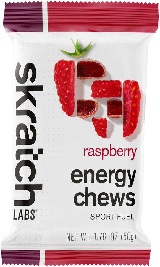 Load image into Gallery viewer, Skratch Labs Energy Chews Sport Fuel - Raspberry, Box of 10 Pack of  10
