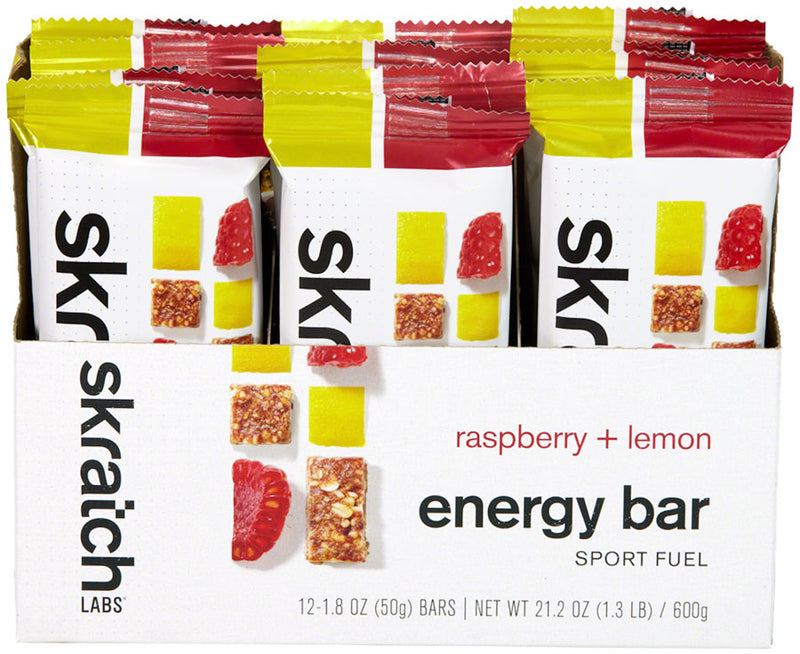 Load image into Gallery viewer, Skratch-Labs-Energy-Bar-Sport-Fuel-Bars-Raspberries-and-Lemon-EB0488
