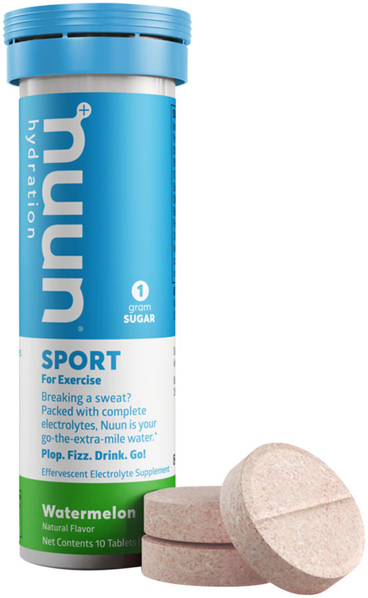 Nuun Sport Hydration Tablets: Watermelon, Box of 8 Tubes