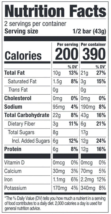 Load image into Gallery viewer, ProBar Meal Bar: Peanut Butter, Box of 12 Vegan Organic Fiber Protein Bars
