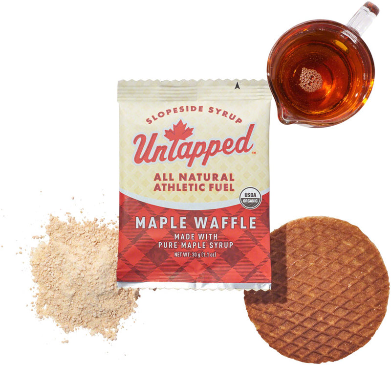 Load image into Gallery viewer, UnTapped Organic Maple Waffle: Box of 16 Energy Athletic Fuel
