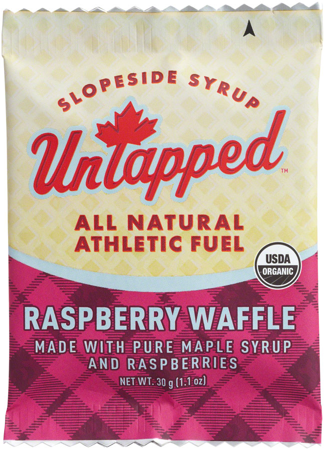 Load image into Gallery viewer, Untapped Organic Raspberry Waffle: Box of 16 USDA Organic Superfood Snacks Pack of  16
