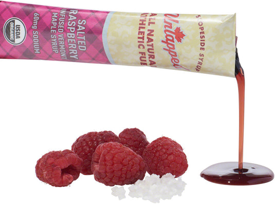 UnTapped Maple Syrup Energy Gel - Salted Raspberry, Box of 20