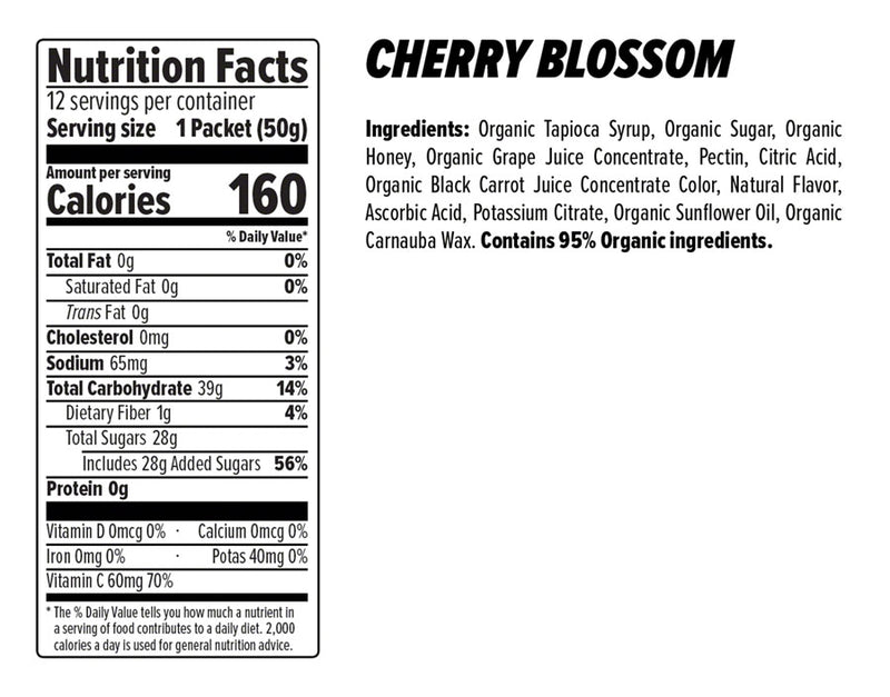 Load image into Gallery viewer, 2 Pack Honey Stinger Certified Organic Energy Chews Cherry Blossom Gluten Free
