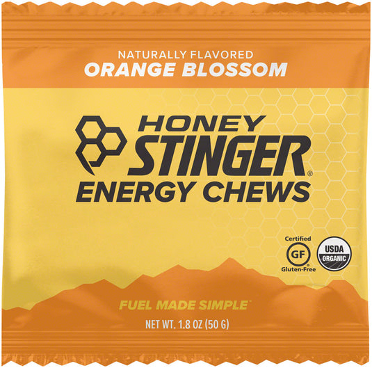 Honey Stinger Organic Energy Chews - Orange, Box of 12