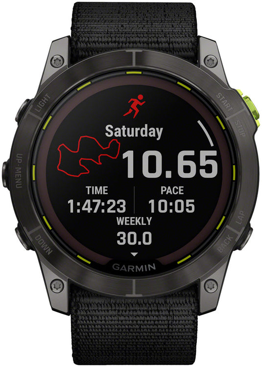 Garmin Enduro 2 GPS Multisport Smartwatch - 51mm, Black Band