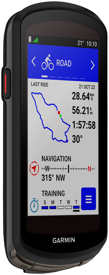 Garmin Edge 1040 Solar Bike Computer - GPS, Wireless, Black