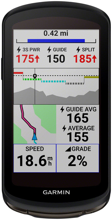 Load image into Gallery viewer, Garmin Edge 1040 Solar Bike Computer - GPS, Wireless, Black
