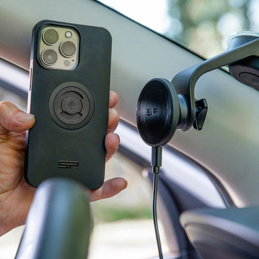 SP Connect Charging Suction Phone Mount - SPC+ Magnetic Mount