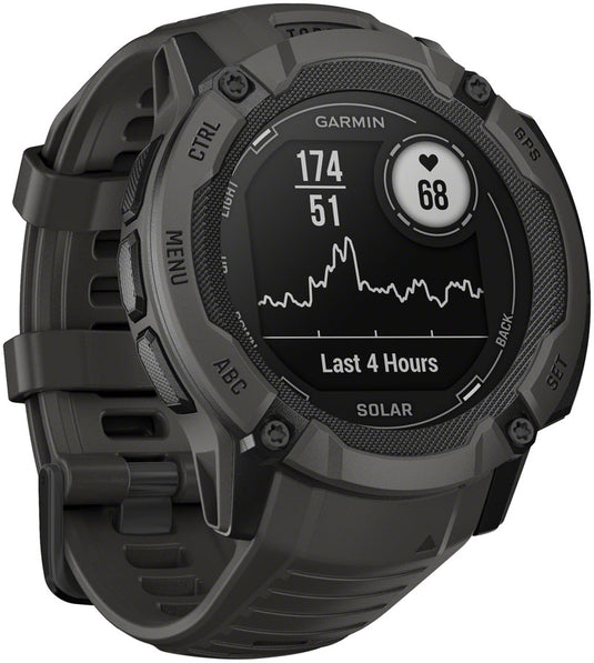 Garmin Instinct 2X Solar GPS Smartwatch - 50mm, Graphite