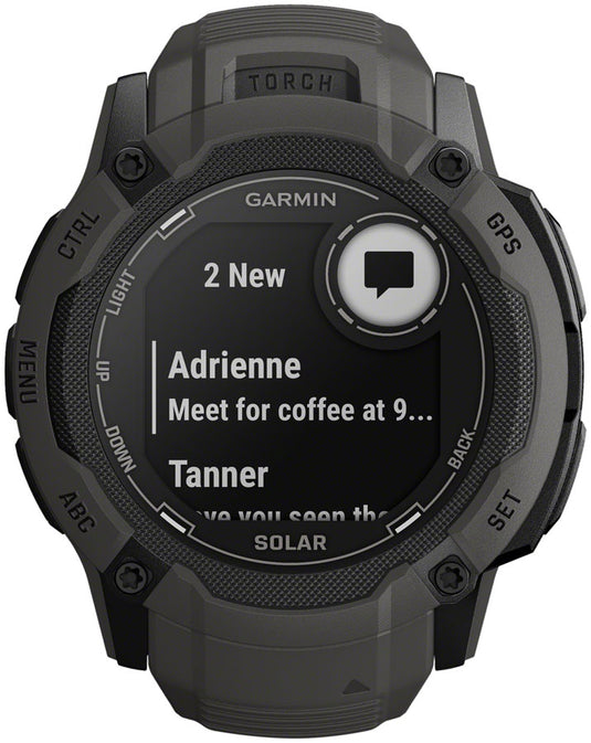 Garmin Instinct 2X Solar GPS Smartwatch - 50mm, Graphite