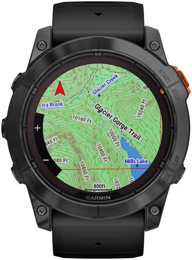 Load image into Gallery viewer, Garmin fenix 7X Pro Solar Smartwatch - 51mm, Slate Gray Case, Black Band
